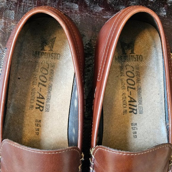 Mephisto Brown Leather Loafers - Picture 16 of 16